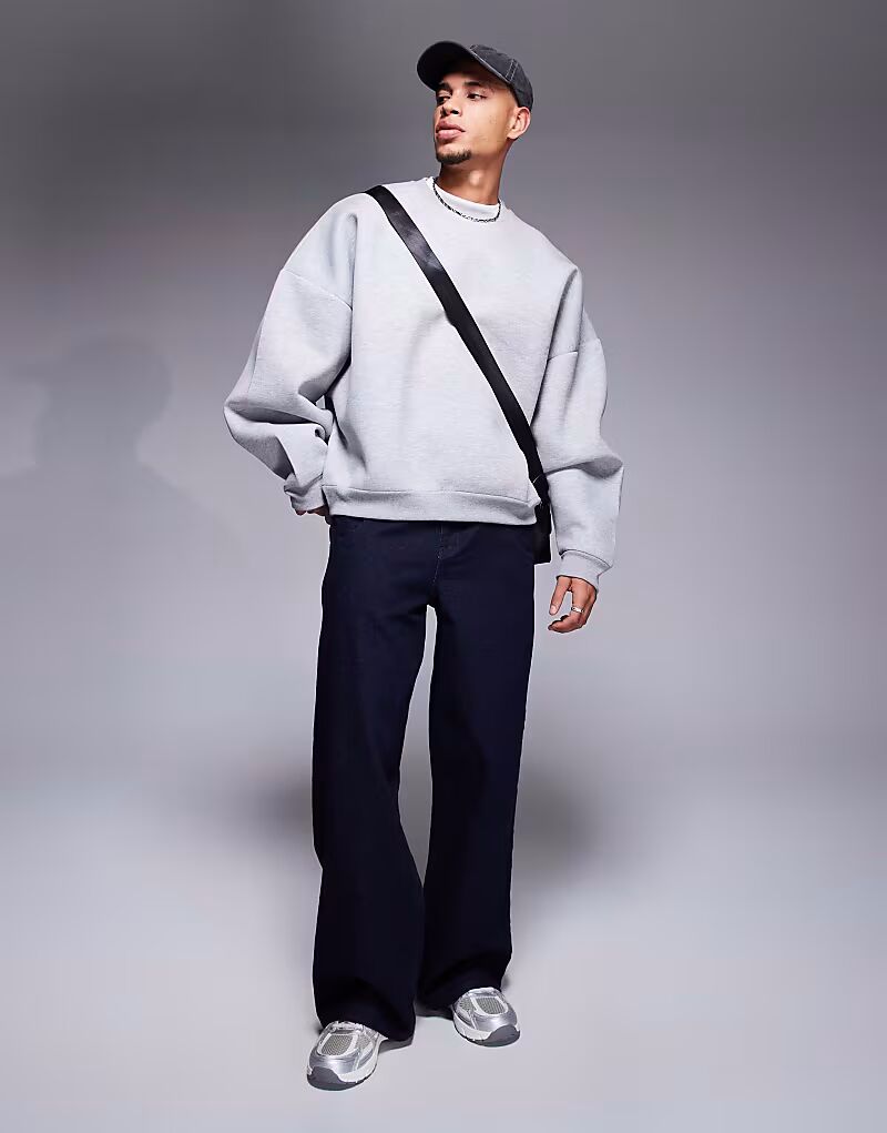 Толстовка ASOS DESIGN super oversize из плотного неопрена серого меланжевого цвета
Толстовка ASOS DESIGN super oversize из плотного неопрена серого меланжевого цвета