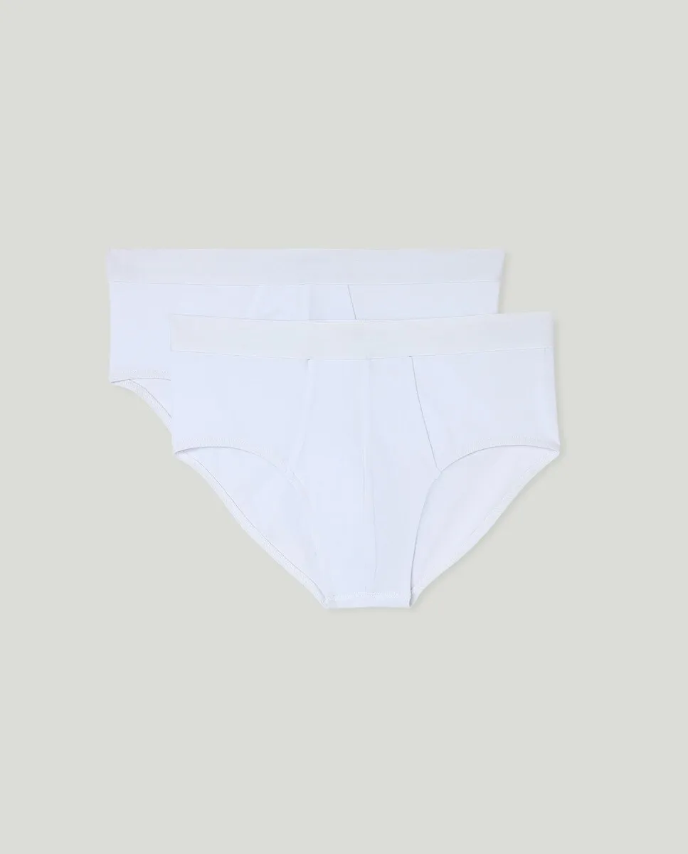 Комплект из 2 мужских однотонных трусов Dustin, белый
Комплект из 2 мужских однотонных трусов Dustin, белый