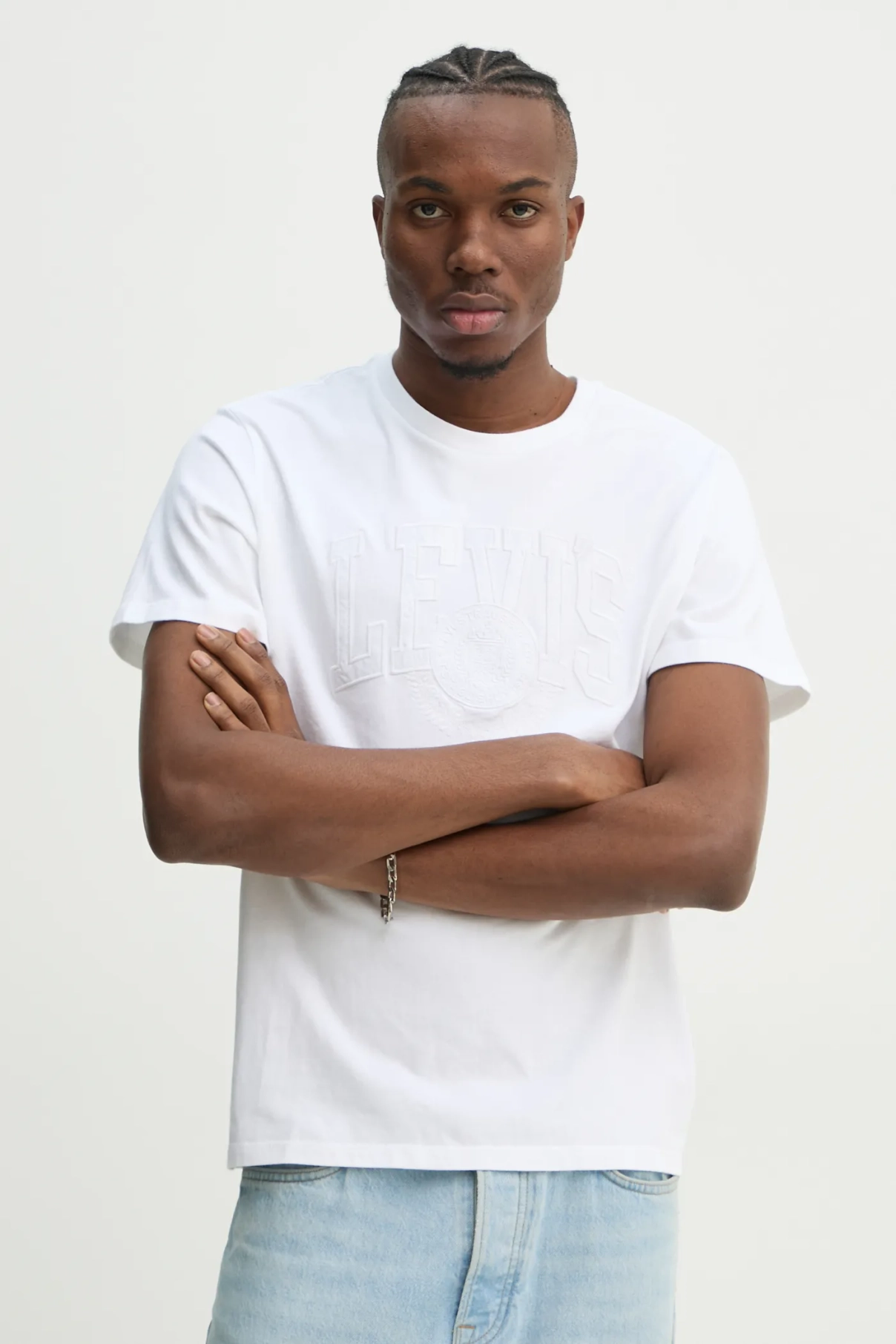 Хлопковая футболка Levi's, белый
Хлопковая футболка Levi's, белый