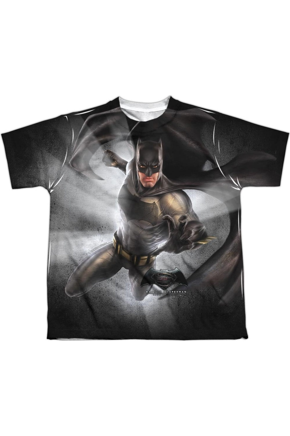 Бэтмен против Супермена: футболка с коротким рукавом для детей Gildan, белый
Бэтмен против Супермена: футболка с коротким рукавом для детей Gildan, белый