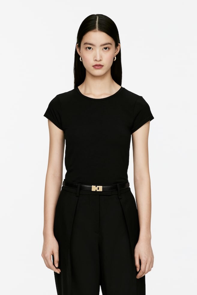 Футболка Luna облегающая Arket, черный
Футболка Luna облегающая Arket, черный