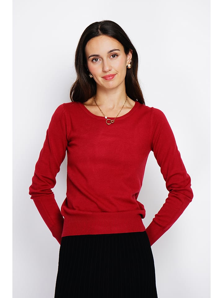 Кашемировый пуловер ASSUILI, красный
Кашемировый пуловер ASSUILI, красный