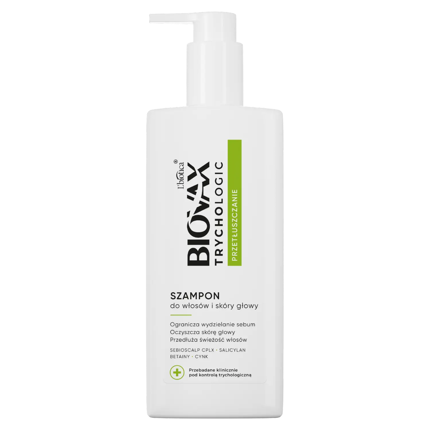 Шампунь против жирности волос и кожи головы Biovax Trychologic, 200 мл
Шампунь против жирности волос и кожи головы Biovax Trychologic, 200 мл