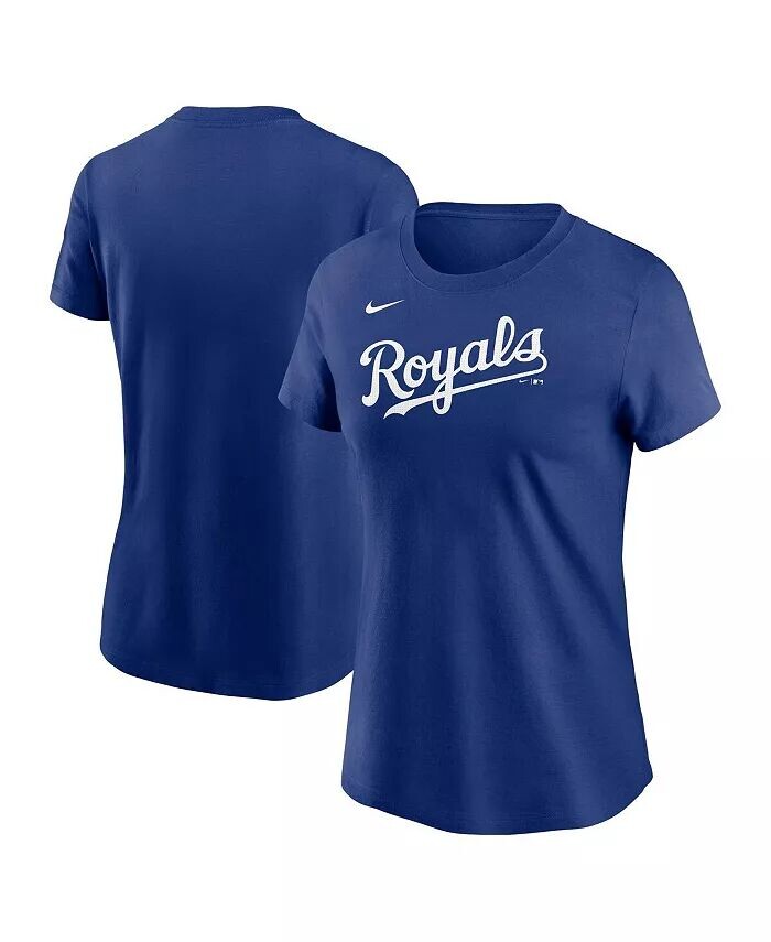 Женская футболка Royal Kansas City Royals с надписью Nike, синий
Женская футболка Royal Kansas City Royals с надписью Nike, синий