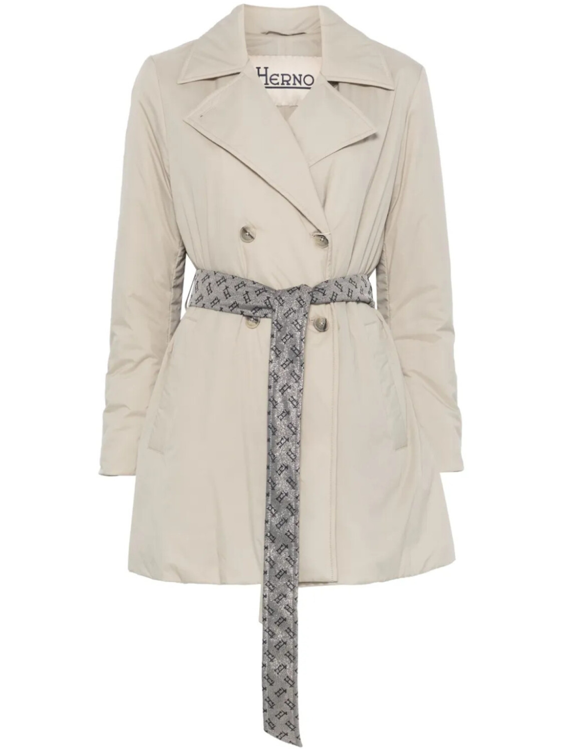 Herno тренч с поясом, нейтральный
Herno тренч с поясом, нейтральный