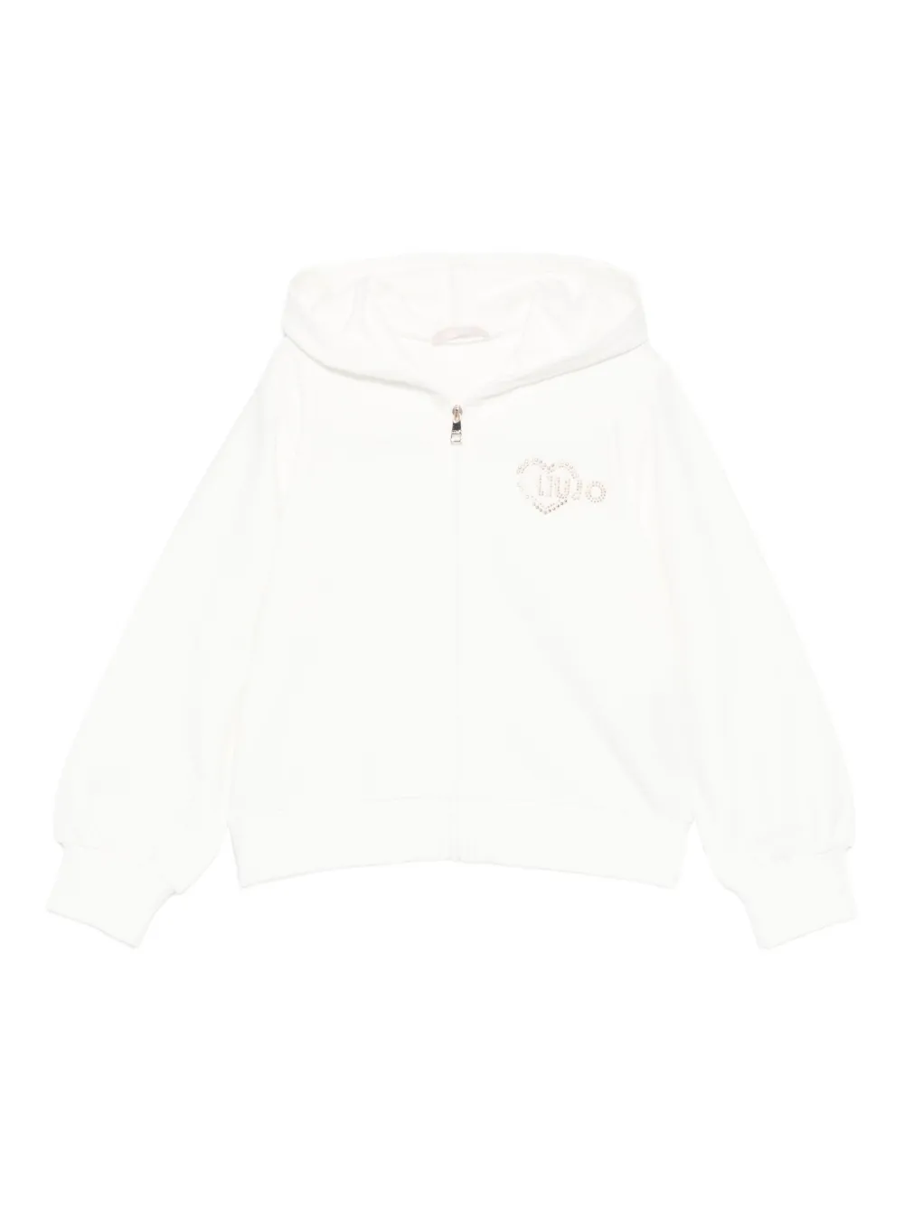 Худи с украшенным логотипом Liu Jo Kids, белый
Худи с украшенным логотипом Liu Jo Kids, белый