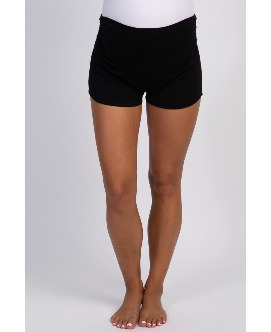 Черные шорты для беременных с присборенными боками Pinkblush, Black
Черные шорты для беременных с присборенными боками Pinkblush, Black