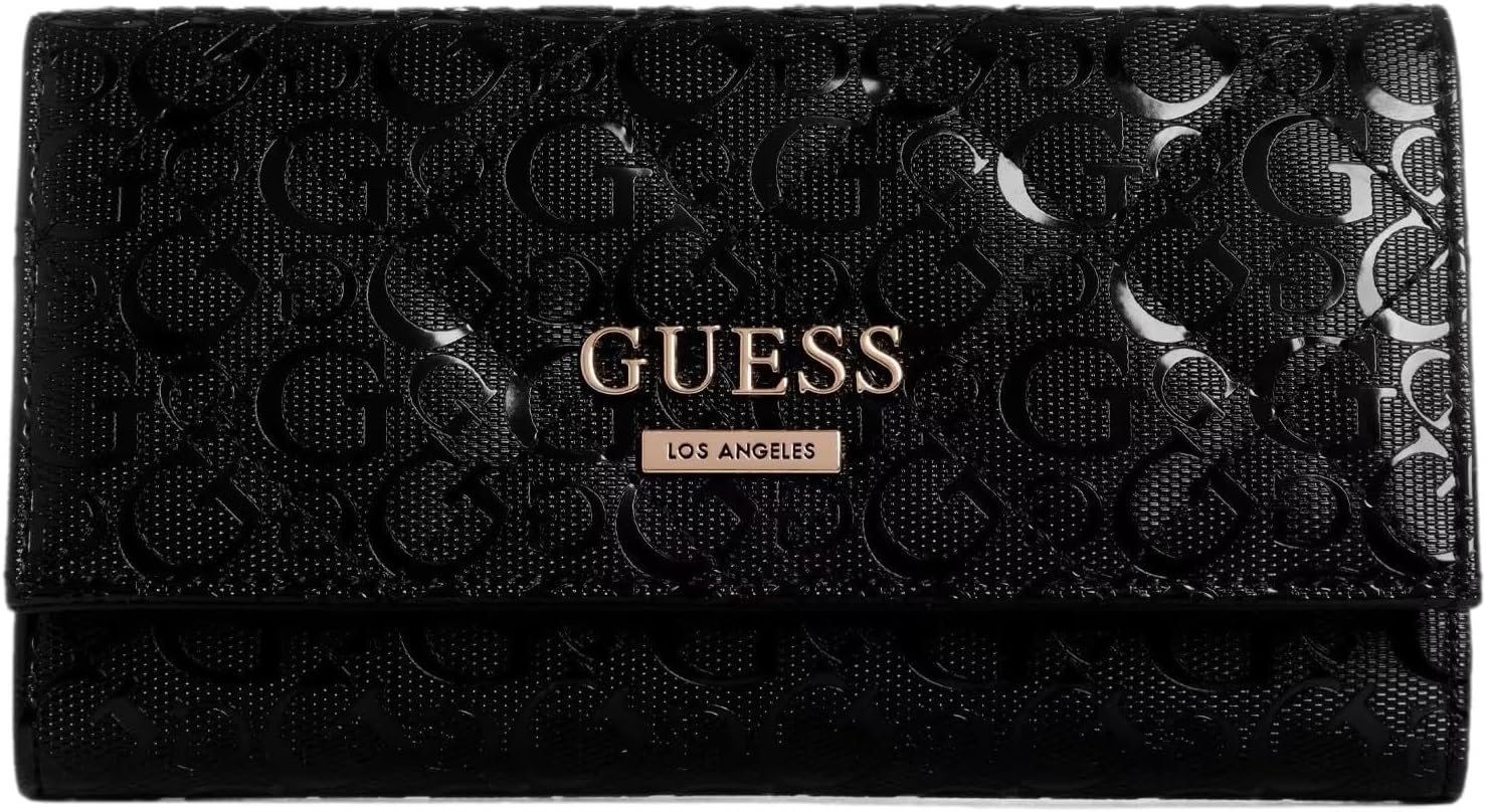 GUESS женская стеганая блестящая сумка-кошелек с логотипом - Black
GUESS женская стеганая блестящая сумка-кошелек с логотипом - Black