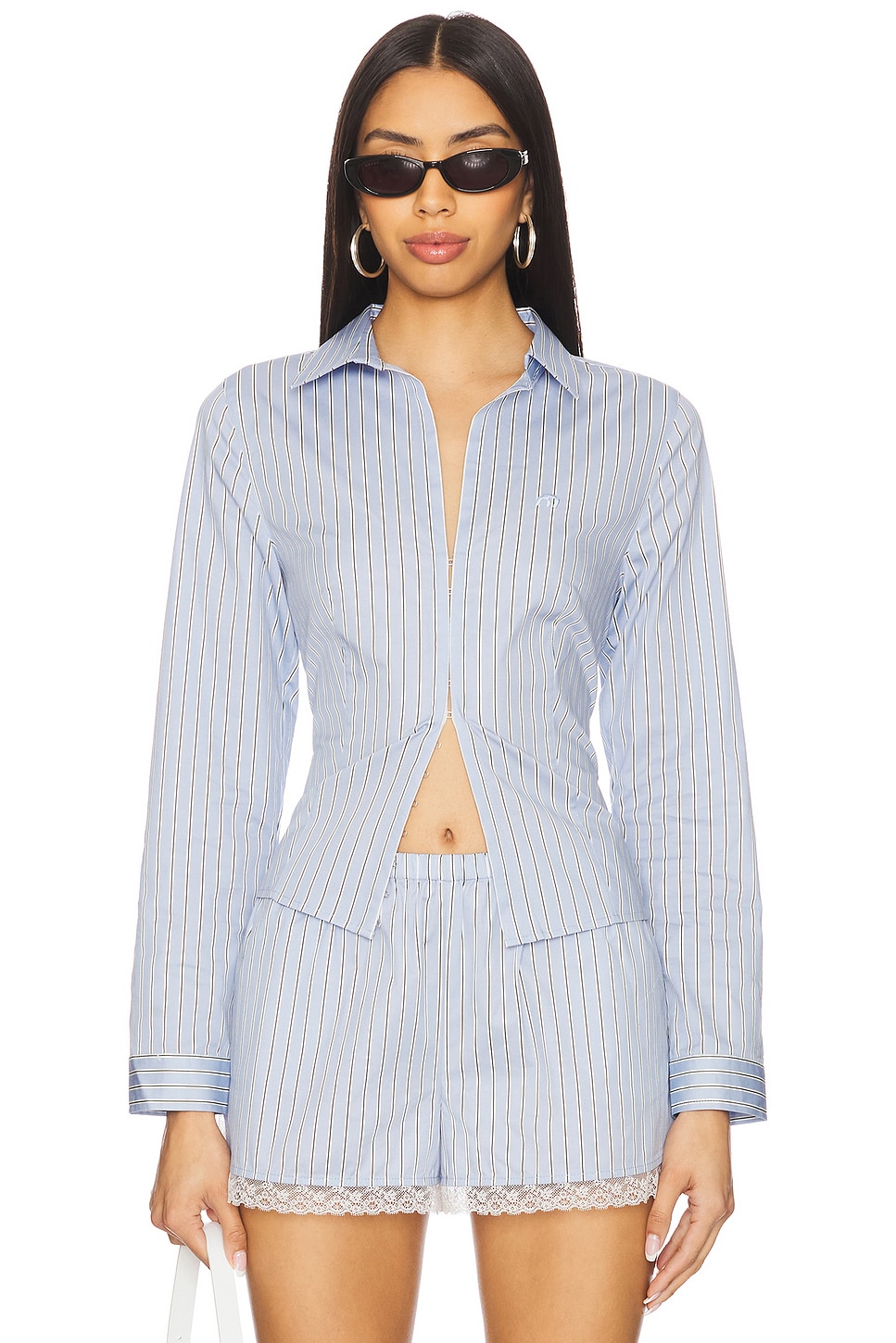 Топ Victoria Miaou, periwinkle stripes
Топ Victoria Miaou, periwinkle stripes