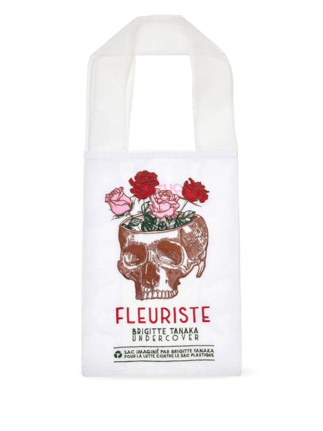 Undercover сумка-тоут с вышивкой, белый
Undercover сумка-тоут с вышивкой, белый