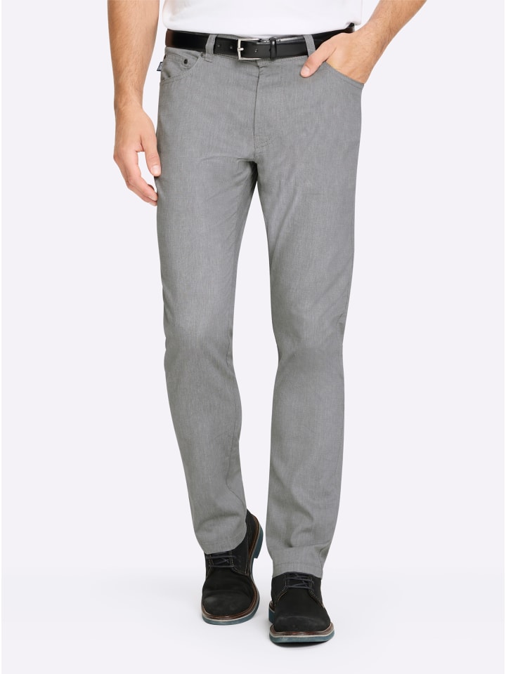 Брюки цвета каменно-серый меланж C. Brühl
Брюки цвета каменно-серый меланж C. Brühl