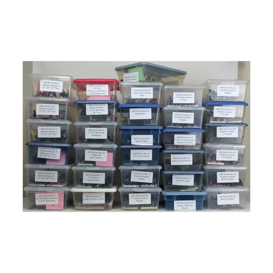 Коллекция британской армии AWI №1 — 1437 фигурок!, Miscellaneous Historical Miniatures - Loose Miniatures (28mm) (Unidentifiable Manufacturer) 
Коллекция британской армии AWI №1 — 1437 фигурок!, Miscellaneous Historical Miniatures - Loose Miniatures (28mm) (Unidentifiable Manufacturer)