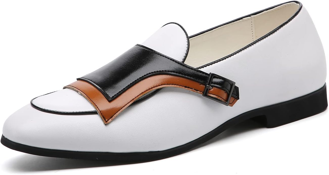 Мужские лоферы Santimon с пряжкой, повседневные, формальные, деловые, мокасины, туфли для курения, белый
Мужские лоферы Santimon с пряжкой, повседневные, формальные, деловые, мокасины, туфли для курения, белый