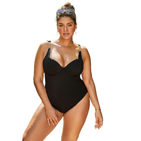 Женский слитный купальник с цепочкой и косточками Swimsuits For All, Black, Черный, Женский слитный купальник с цепочкой и косточками Swimsuits For All, Black
Женский слитный купальник с цепочкой и косточками Swimsuits For All, Black, Черный, Женский слитный купальник с цепочкой и косточками Swimsuits For All, Black