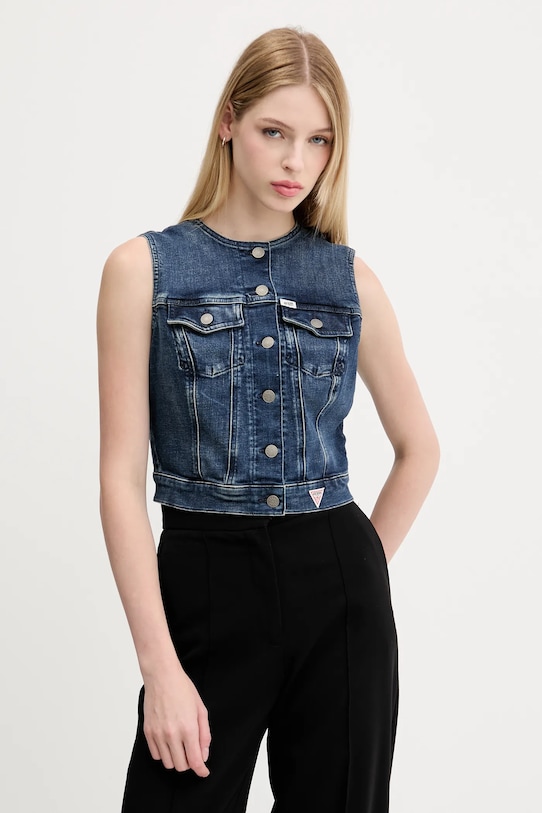 Джинсовая жилетка Guess Originals, синий
Джинсовая жилетка Guess Originals, синий