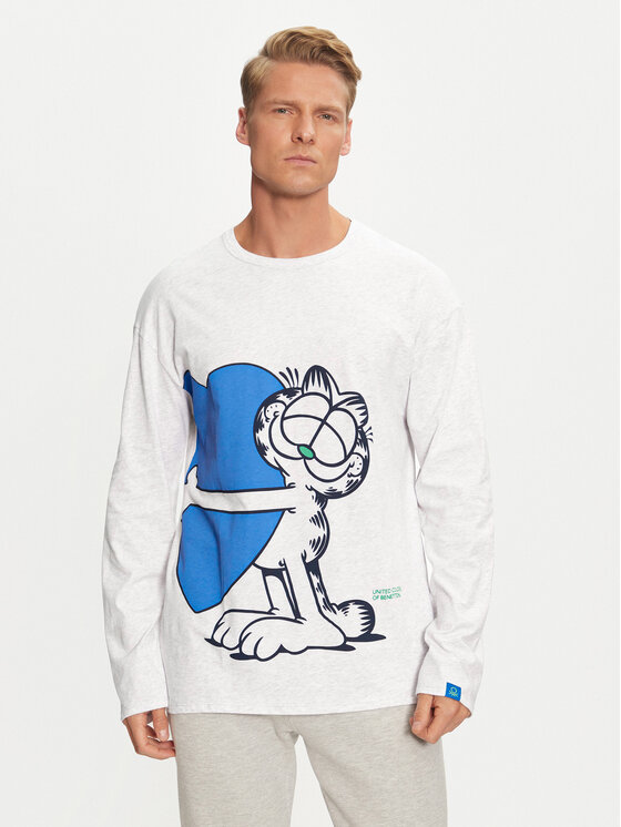 Пижамная футболка regular fit 3VR54M01P United Colors Of Benetton, серый
Пижамная футболка regular fit 3VR54M01P United Colors Of Benetton, серый