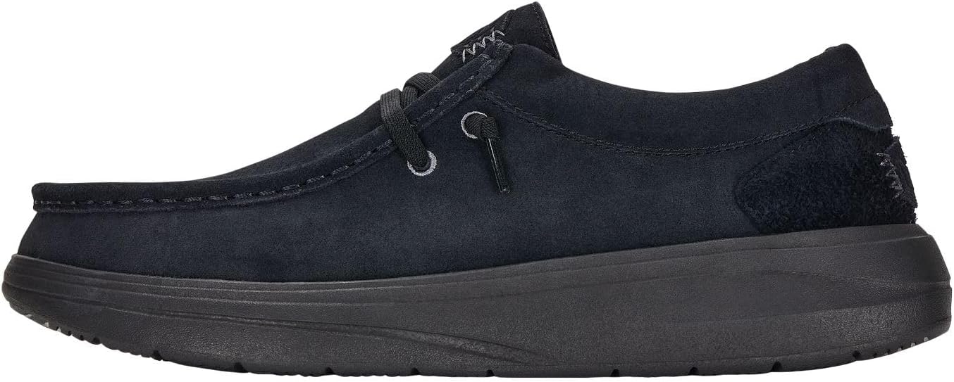 Мужские слипоны HEYDUDE Wally Comf из замши, Легкие повседневные мужские туфли, Дополнительная мягкая межподошва для ежедневной носки, черный
Мужские слипоны HEYDUDE Wally Comf из замши, Легкие повседневные мужские туфли, Дополнительная мягкая межподошва для ежедневной носки, черный