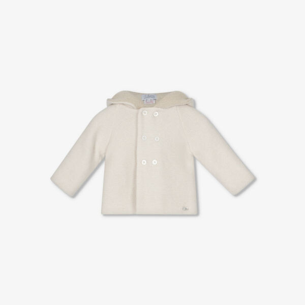 Двубортное вязаное пальто Тедди 1-9 месяцев Trotters, белый
Двубортное вязаное пальто Тедди 1-9 месяцев Trotters, белый