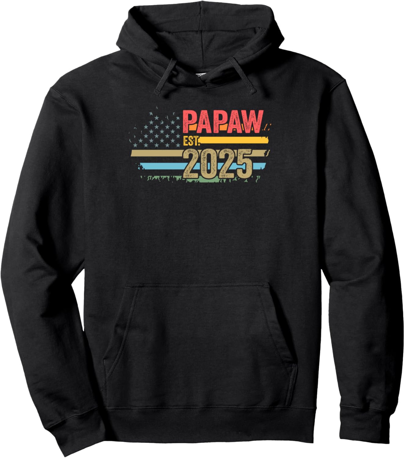 Papaw est 2025 Толстовка с капюшоном с американским флагом papaw, черный Papaw & Grandfather Gift
Papaw est 2025 Толстовка с капюшоном с американским флагом papaw, черный Papaw & Grandfather Gift
