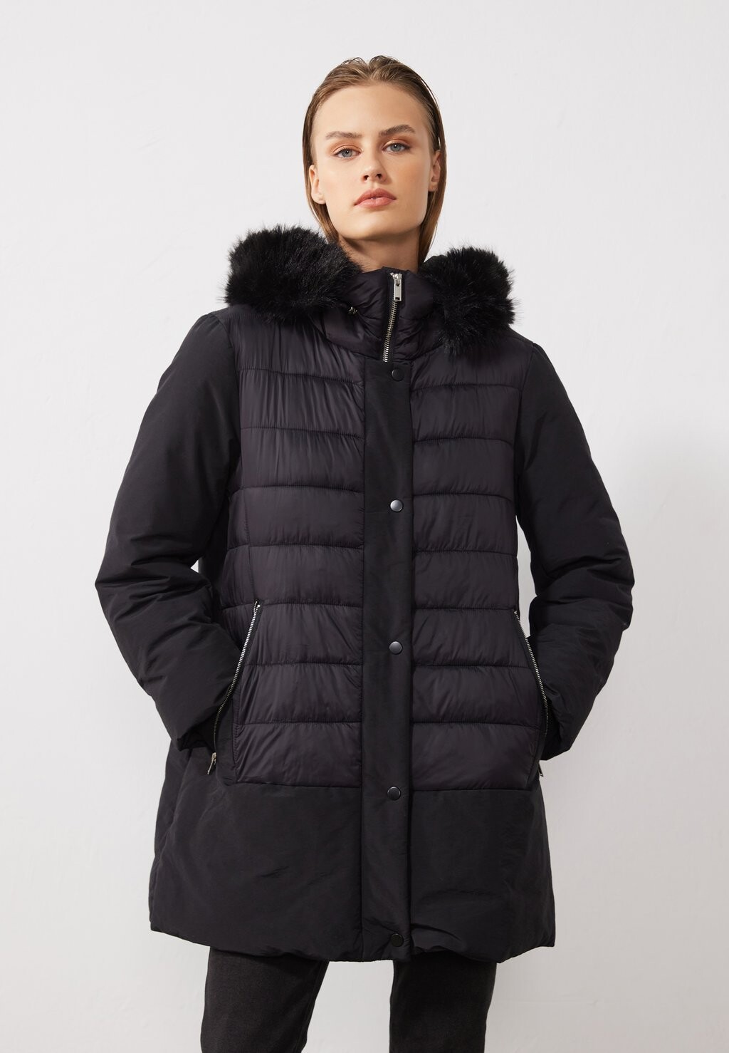 Зимнее пальто Anna Field, черный
Зимнее пальто Anna Field, черный