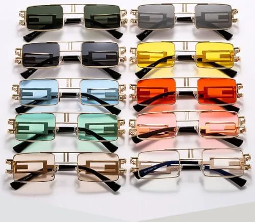 Солнцезащитные очки прямоугольной формы 2027 года для женщин и мужчин, маленькие, черные, в стиле стимпанк, с защитой от ультрафиолета UV400 MTZJH, C9 Gold Silver
Солнцезащитные очки прямоугольной формы 2027 года для женщин и мужчин, маленькие, черные, в стиле стимпанк, с защитой от ультрафиолета UV400 MTZJH, C9 Gold Silver