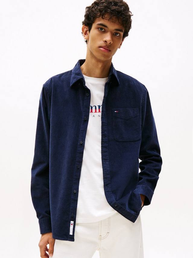 Хлопковая рубашка с длинным рукавом и воротником от Tommy Jeans Tommy Hilfiger, Dark Night Navy
Хлопковая рубашка с длинным рукавом и воротником от Tommy Jeans Tommy Hilfiger, Dark Night Navy