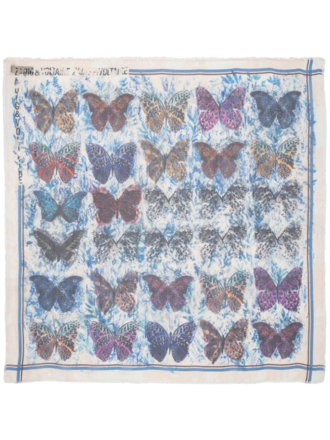 Zadig&Voltaire шарф из модала с принтом «Керри», синий
Zadig&Voltaire шарф из модала с принтом «Керри», синий