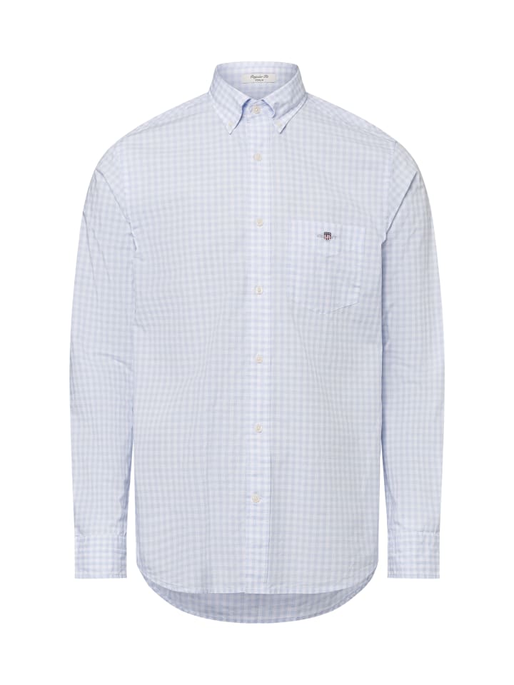 Рубашка Gant, цвет hellblau weiß 
Рубашка Gant, цвет hellblau weiß