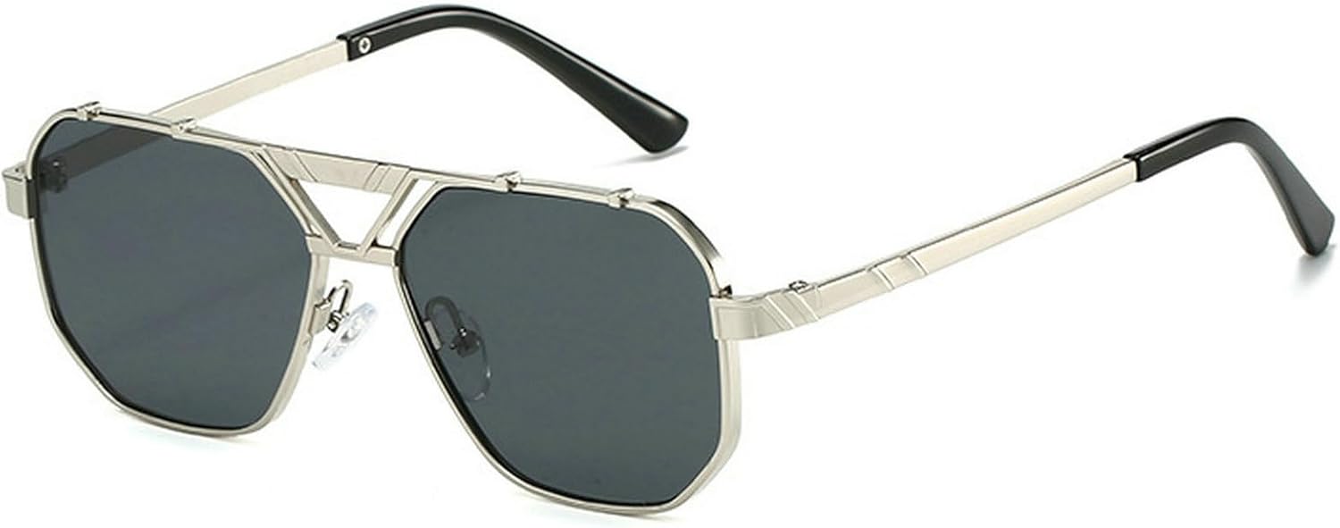 Модные солнцезащитные очки Polygon Pilot для женщин, трендовые солнцезащитные очки с полой плоской верхней частью для мужчин, винтажные солнцезащитные очки с градиентными линзами для вождения mincl, C4
Модные солнцезащитные очки Polygon Pilot для женщин, трендовые солнцезащитные очки с полой плоской верхней частью для мужчин, винтажные солнцезащитные очки с градиентными линзами для вождения mincl, C4