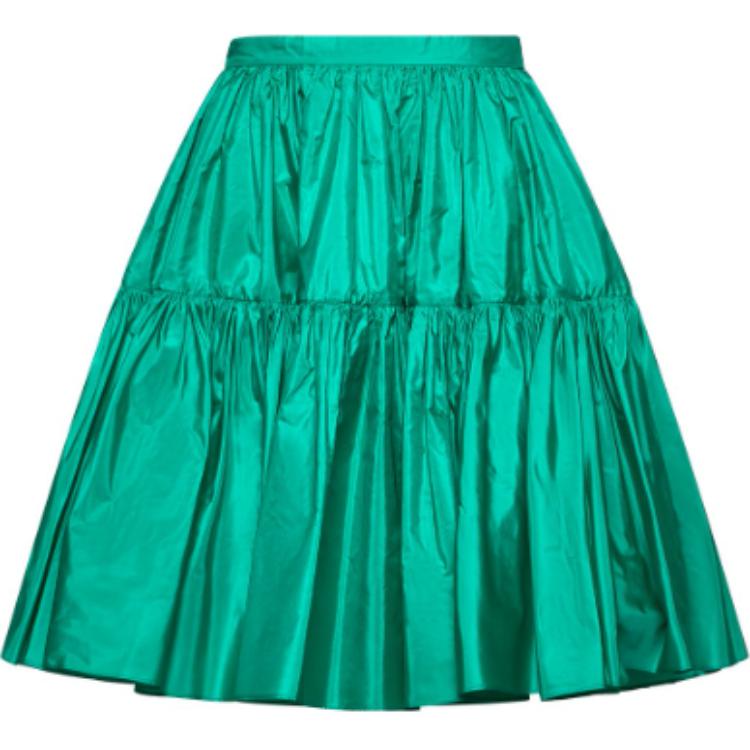 Юбка с рюшами на высокой талии Valentino, зеленый
Юбка с рюшами на высокой талии Valentino, зеленый