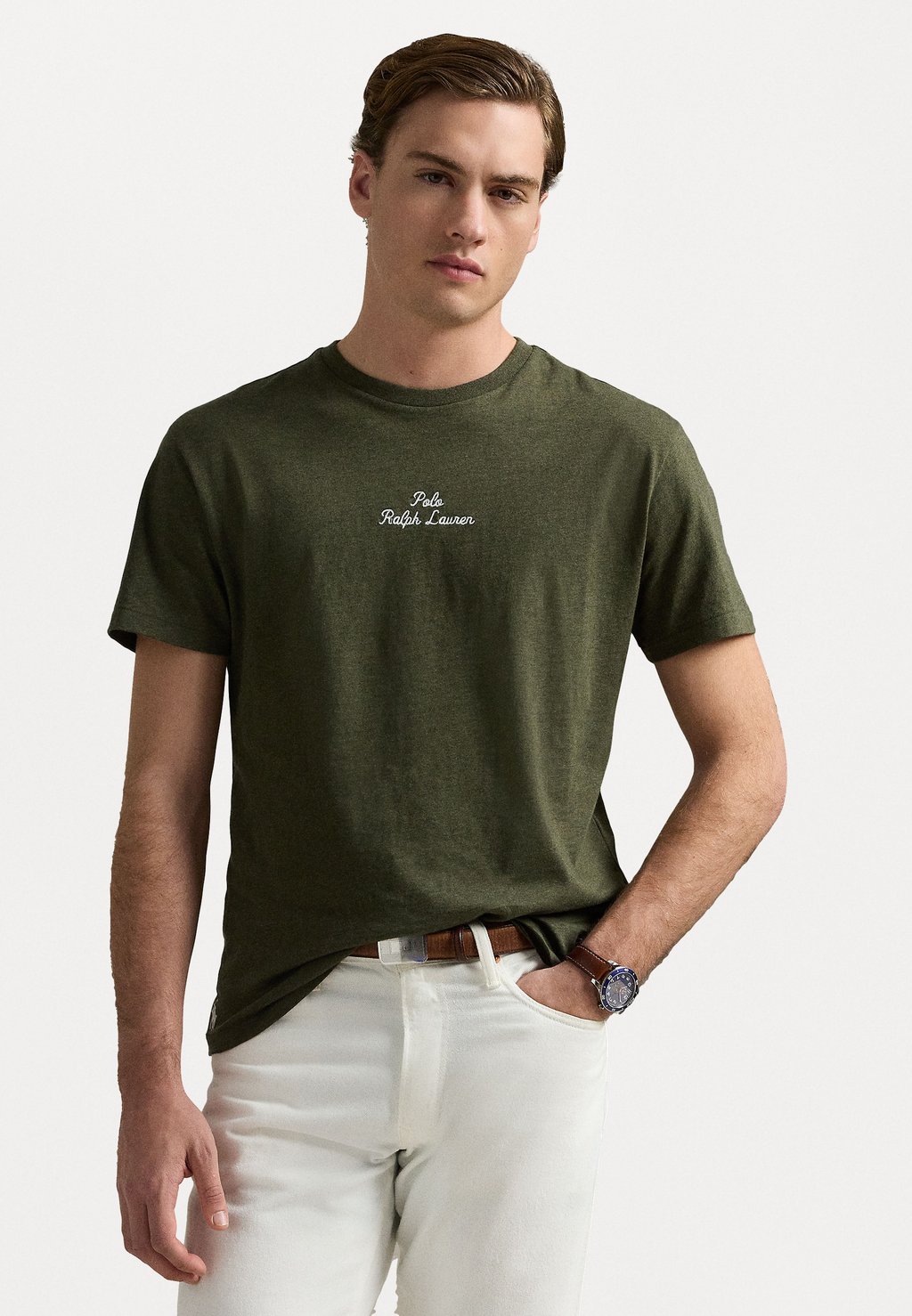 Базовая футболка SHORT SLEEVE UNISEX Polo Ralph Lauren, темно-зеленый
Базовая футболка SHORT SLEEVE UNISEX Polo Ralph Lauren, темно-зеленый