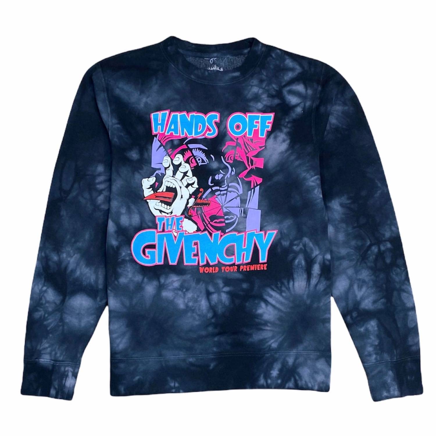 Мужской свитер Hands Off с круглым вырезом в черном мраморе WORLD TOUR PREMIERE
Мужской свитер Hands Off с круглым вырезом в черном мраморе WORLD TOUR PREMIERE