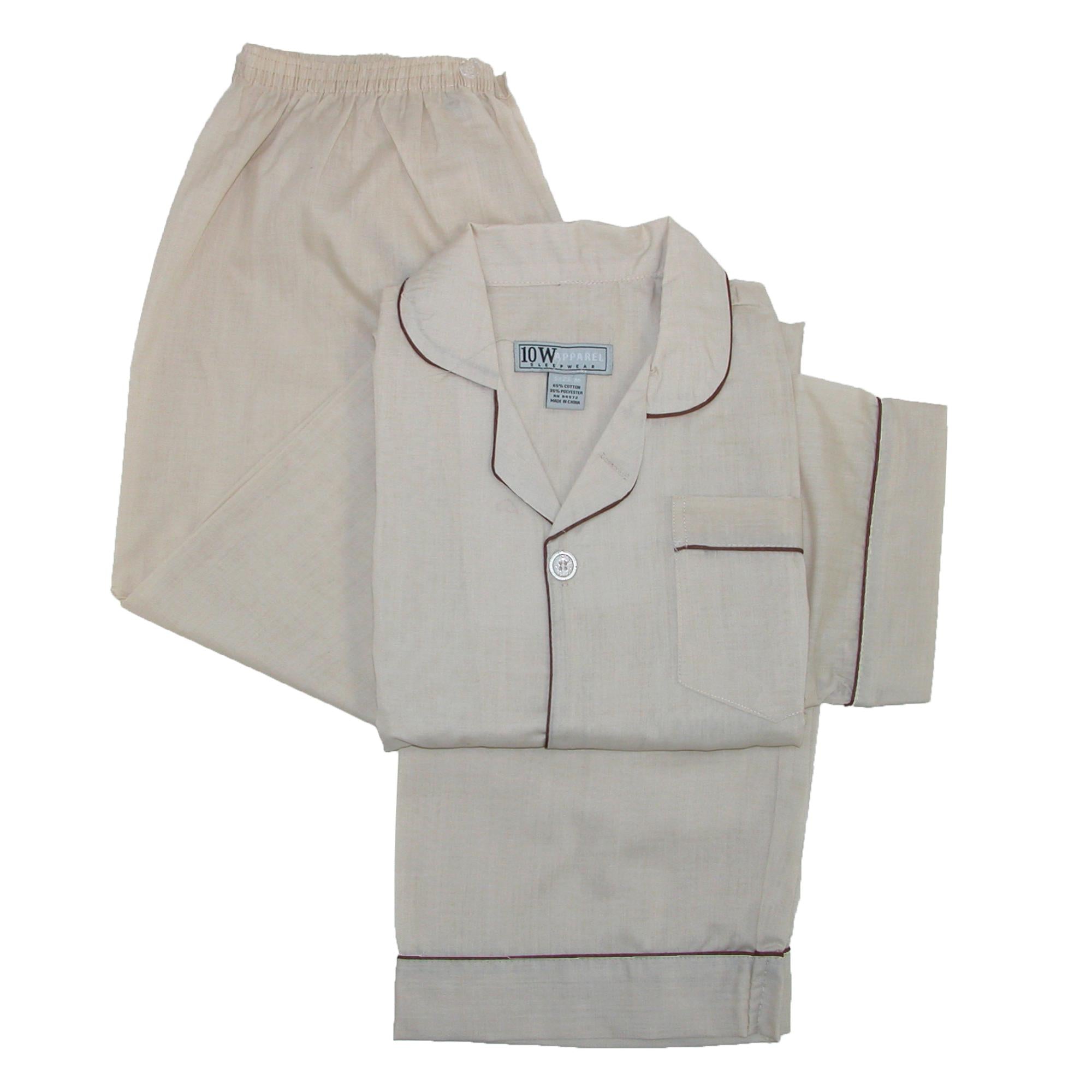 Мужской однотонный пижамный комплект с короткими рукавами и длинными штанинами Ten West Apparel, цвет tan
Мужской однотонный пижамный комплект с короткими рукавами и длинными штанинами Ten West Apparel, цвет tan