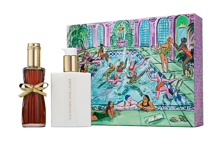 YASHILANDAI Limited Edition 'Youth Dew' Fragrance Set EDP Youth Morning Dew Eau De Parfum 67ml + Body Lotion 92ml ESTEE LAUDER
YASHILANDAI Limited Edition 'Youth Dew' Fragrance Set EDP Youth Morning Dew Eau De Parfum 67ml + Body Lotion 92ml ESTEE LAUDER