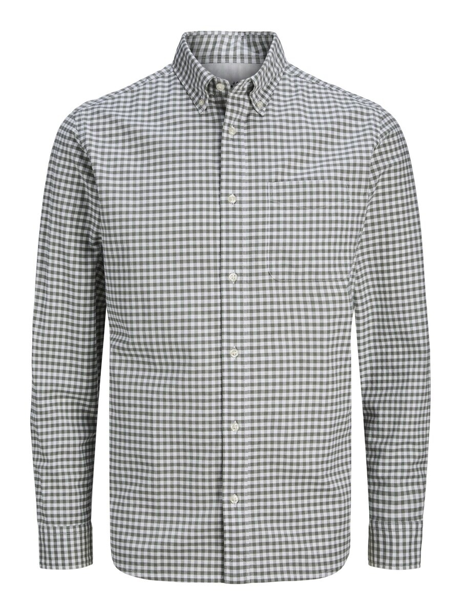 Рубашка на пуговицах Jack & Jones Junior Regular fit Button Up Shirt, цвет light grey/dark grey
Рубашка на пуговицах Jack & Jones Junior Regular fit Button Up Shirt, цвет light grey/dark grey
