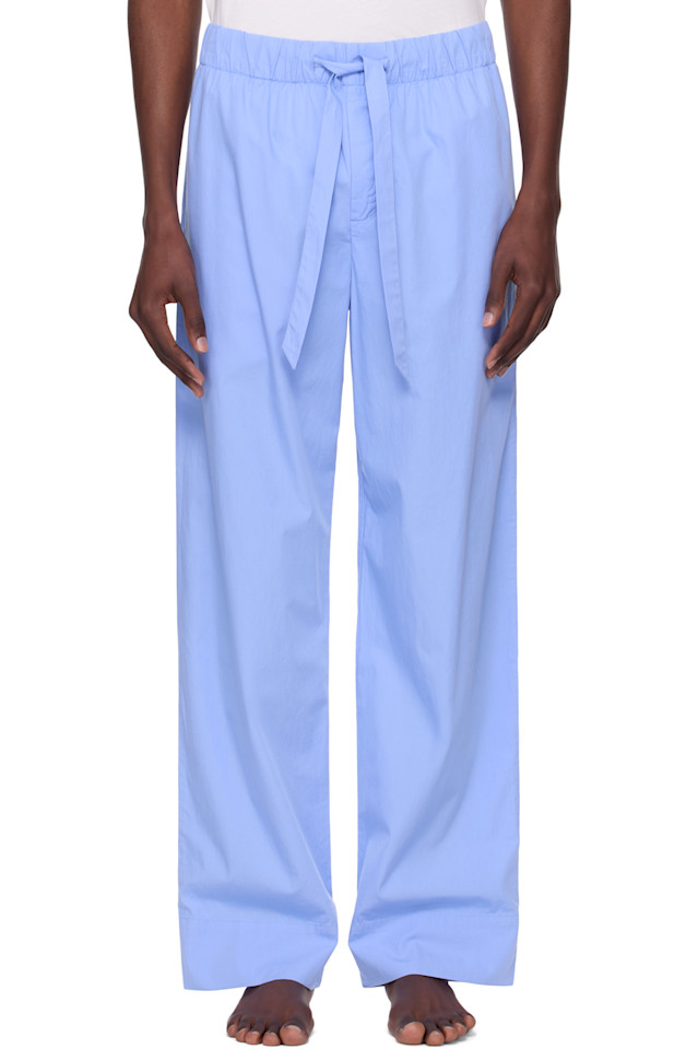 Пижамные брюки из поплина Tekla, синий
Пижамные брюки из поплина Tekla, синий