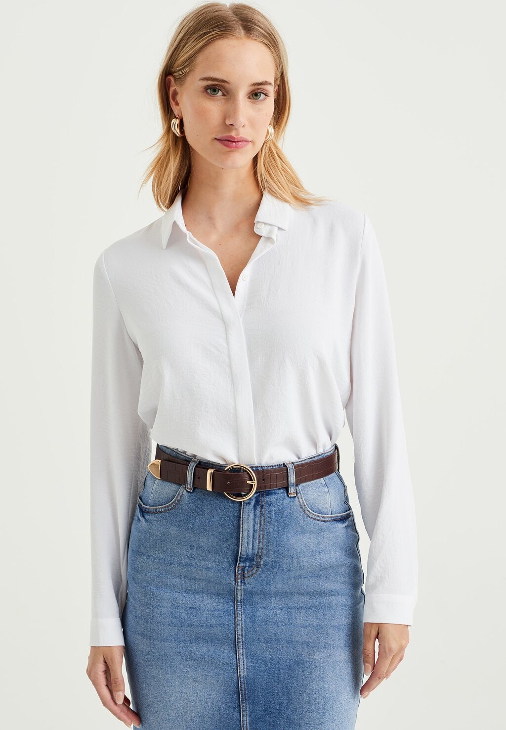 Рубашка WE Fashion, белая
Рубашка WE Fashion, белая