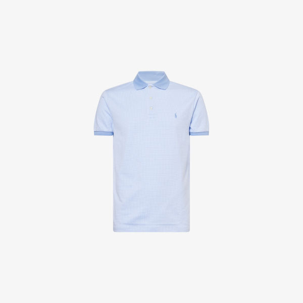 Поло Polo Ralph Lauren из хлопкового джерси приталенное, синий
Поло Polo Ralph Lauren из хлопкового джерси приталенное, синий