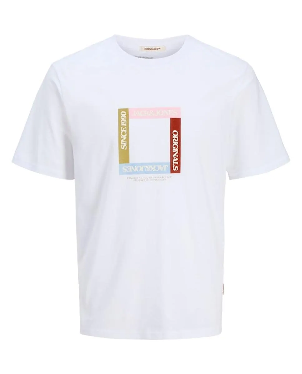 Детская футболка с коротким рукавом и принтом спереди Jack & Jones, белый
Детская футболка с коротким рукавом и принтом спереди Jack & Jones, белый