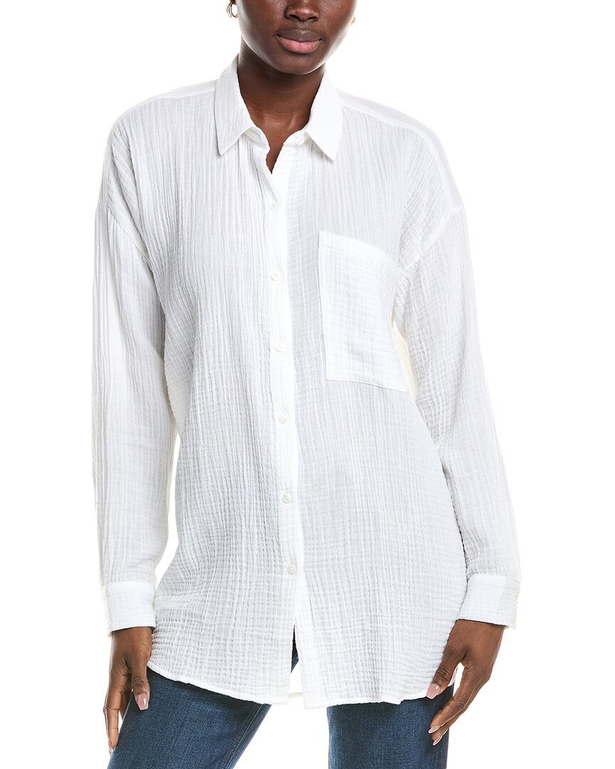 Классическая рубашка с воротником от EILEEN FISHER, белый 
Классическая рубашка с воротником от EILEEN FISHER, белый