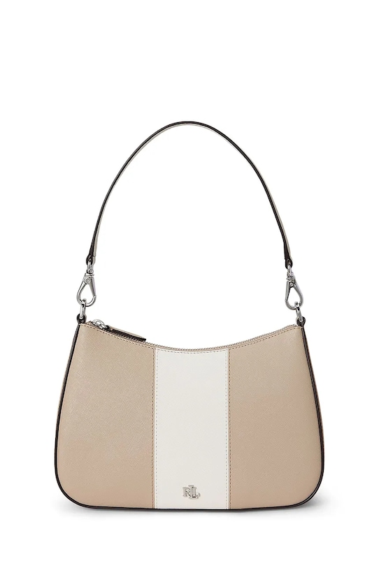 Кожаная сумка Lauren Ralph Lauren, бежевый 
Кожаная сумка Lauren Ralph Lauren, бежевый