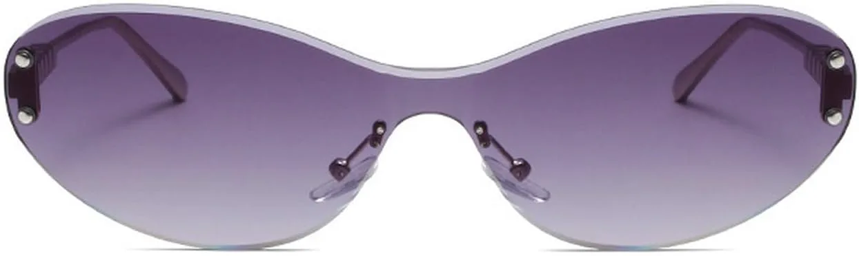 Laureles Модные цельные овальные солнцезащитные очки для женщин в стиле ретро, без оправы, металлические солнцезащитные очки для мужчин, круглые без оправы, C2
Laureles Модные цельные овальные солнцезащитные очки для женщин в стиле ретро, без оправы, металлические солнцезащитные очки для мужчин, круглые без оправы, C2