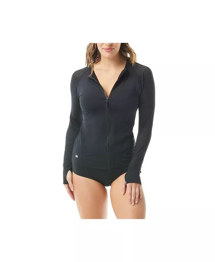 Женский рашгард Ava на молнии спереди Beach House Sport, черный
Женский рашгард Ava на молнии спереди Beach House Sport, черный