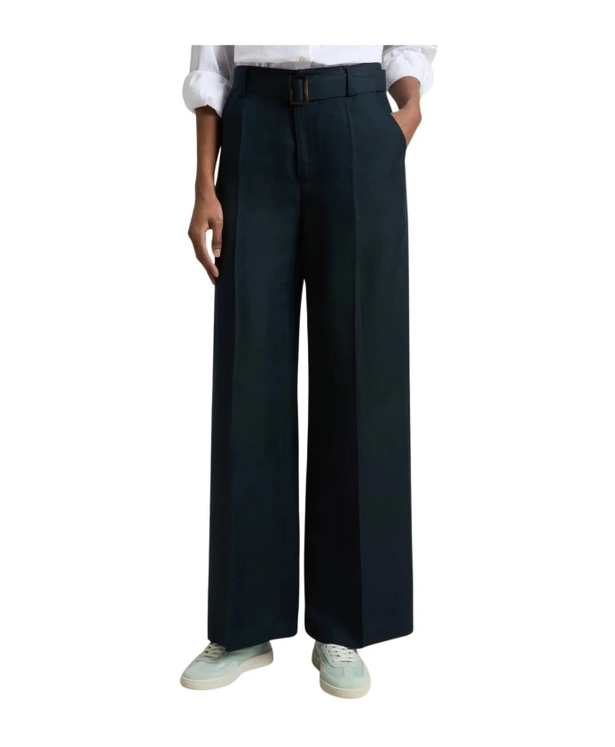 Вискозные льняные брюки Woolrich, синий
Вискозные льняные брюки Woolrich, синий