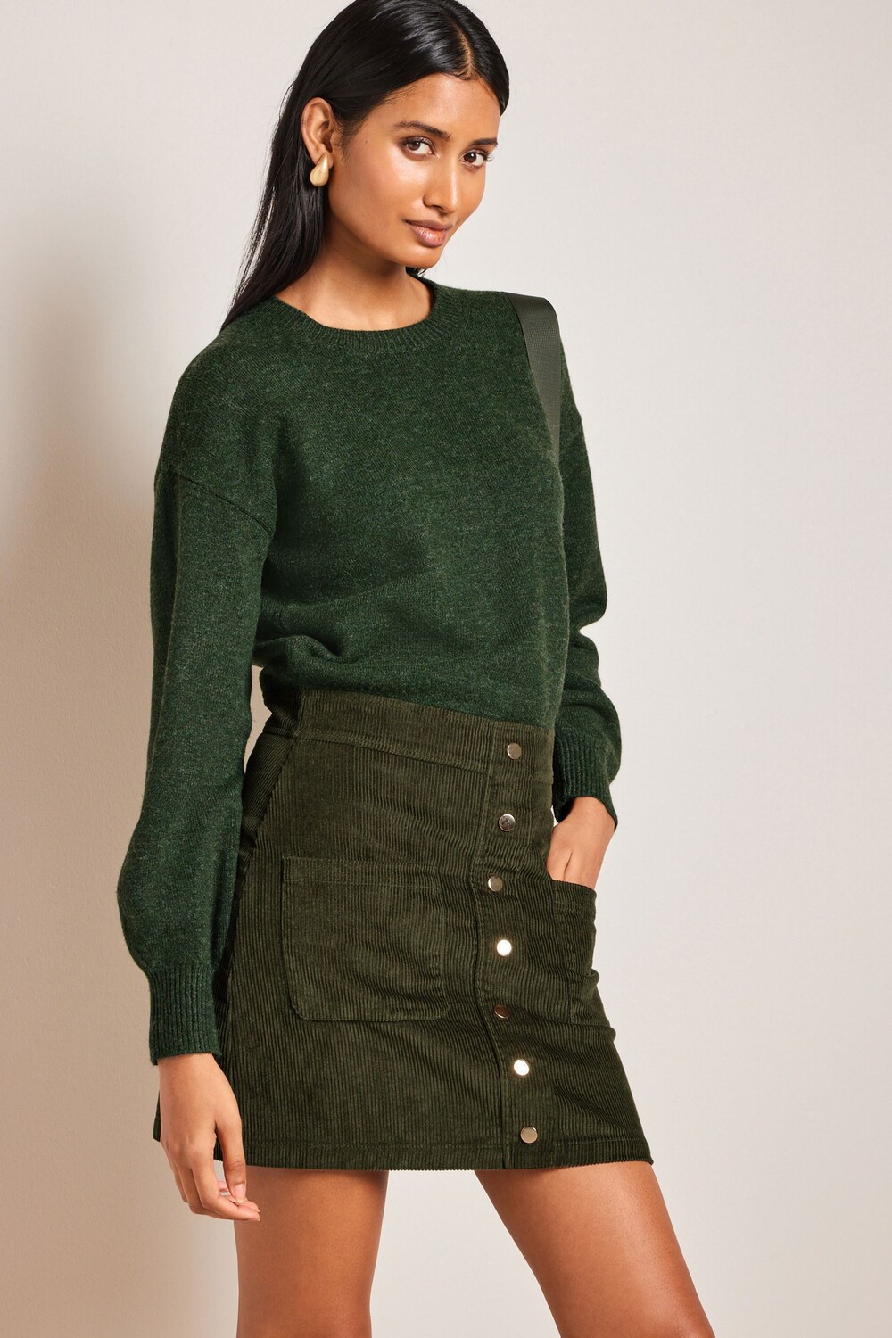 Платье 2 в 1 из трикотажа и вельвета застегивающееся на пуговицы Next, зеленый
Платье 2 в 1 из трикотажа и вельвета застегивающееся на пуговицы Next, зеленый