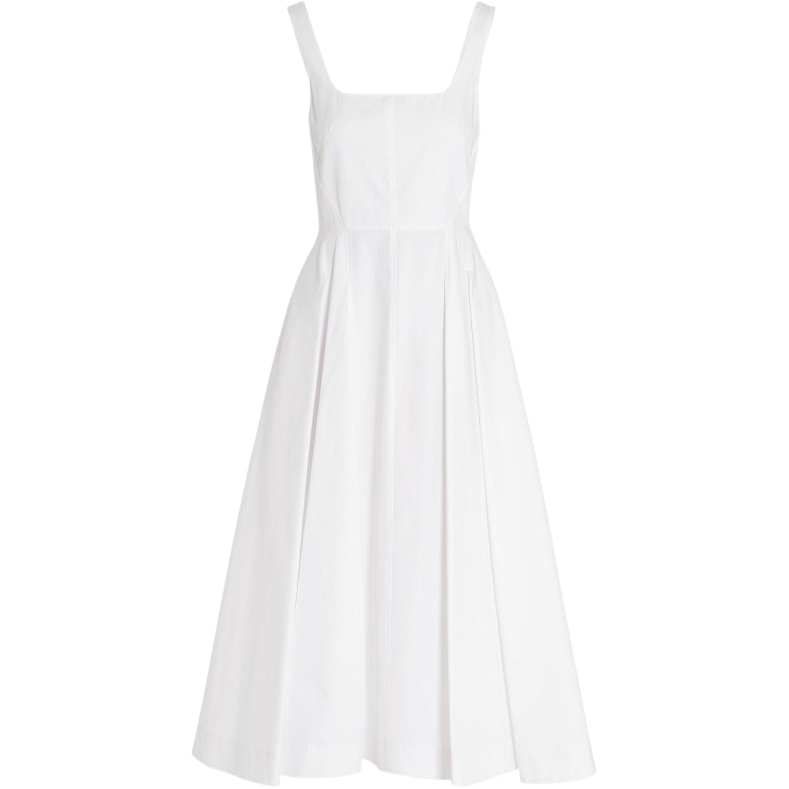 SportMax Спортивное платье SportMa без рукавов для женщин белое
SportMax Спортивное платье SportMa без рукавов для женщин белое