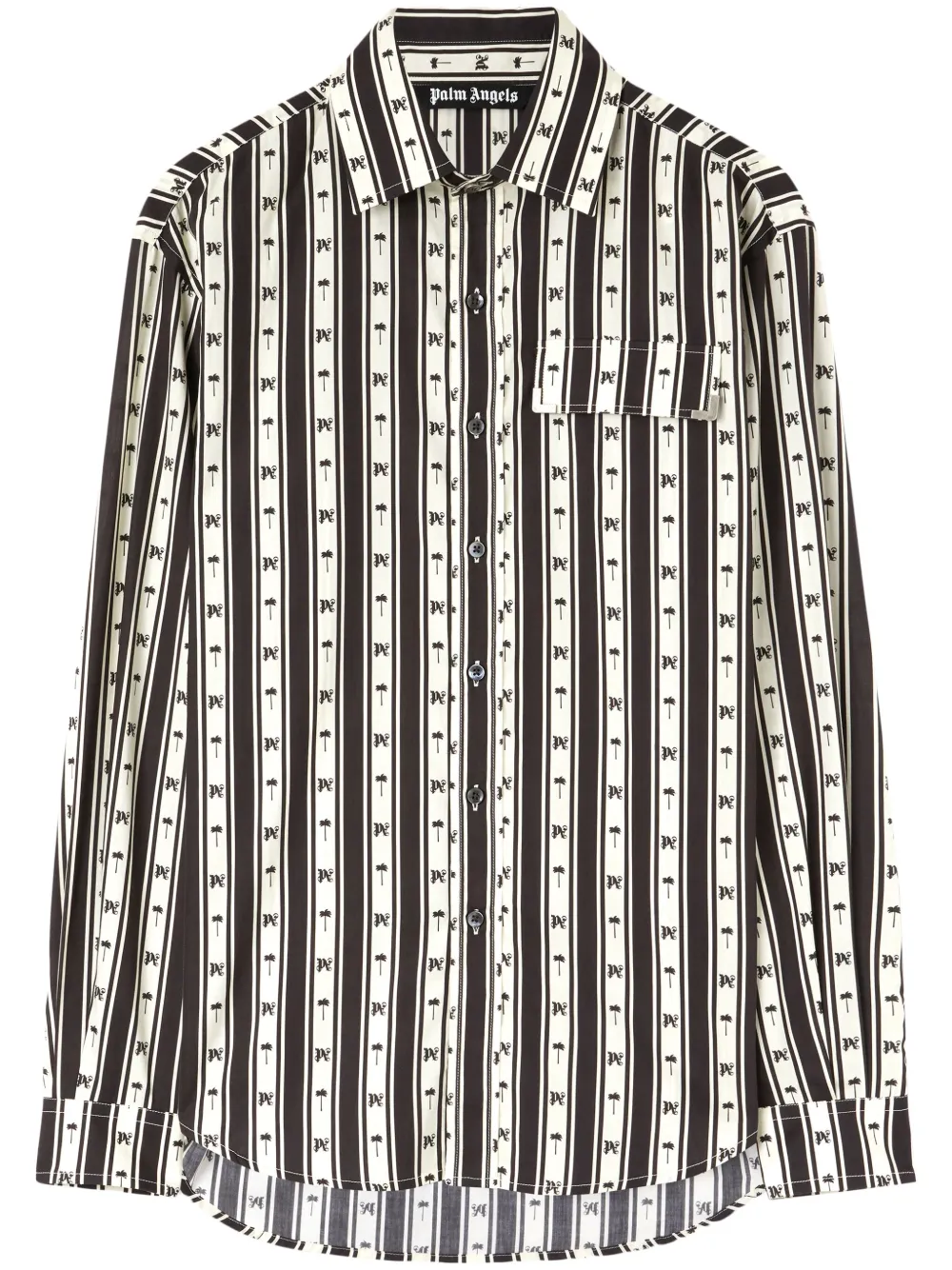 Рубашка в полоску PALM ANGELS, черный
Рубашка в полоску PALM ANGELS, черный