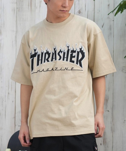 Футболка Thrasher Magazine Flames, бежевый
Футболка Thrasher Magazine Flames, бежевый