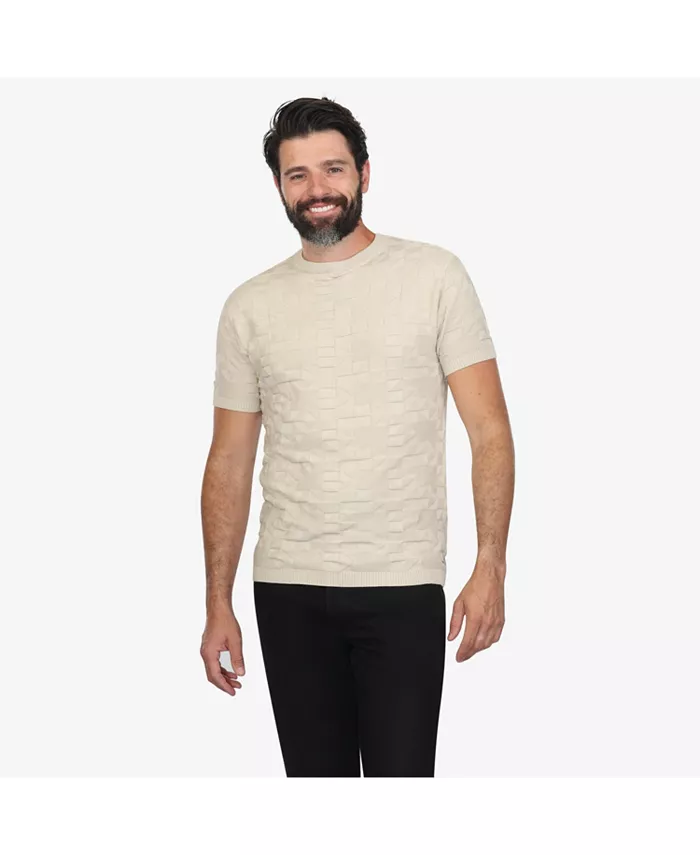 Мужская вязаная футболка с узором Sand Vustra, коричневый/бежевый
Мужская вязаная футболка с узором Sand Vustra, коричневый/бежевый