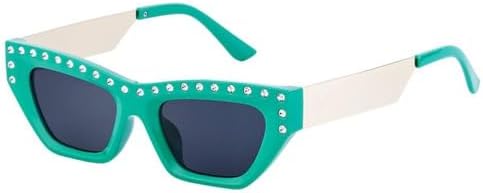 Женские солнцезащитные очки в стиле панк 2027 года, металлическая оправа, винтажные солнцезащитные очки «кошачий глаз» с кристаллами, защита от ультрафиолета UV400 MTZJH, C10 Green Gray
Женские солнцезащитные очки в стиле панк 2027 года, металлическая оправа, винтажные солнцезащитные очки «кошачий глаз» с кристаллами, защита от ультрафиолета UV400 MTZJH, C10 Green Gray